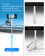 Tripod Selfie Stick (Mag Fit+) | S581W - Image 13